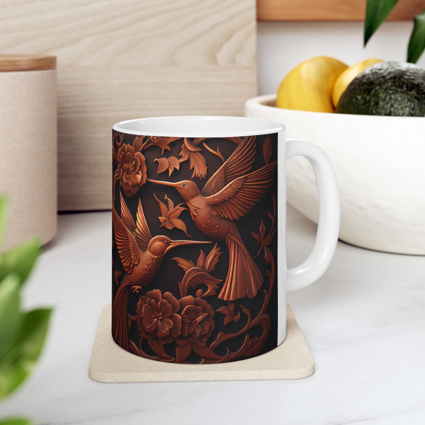 JAFFIRMATIONS, Custom ceramic11oz designer coffee and tea cups