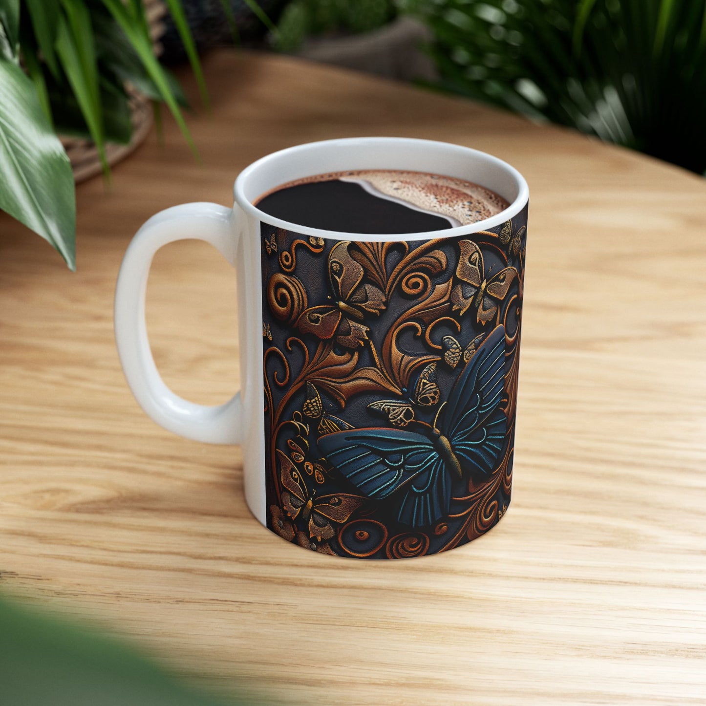 JAFFIRMATIONS, Custom ceramic11oz designer coffee and tea cups