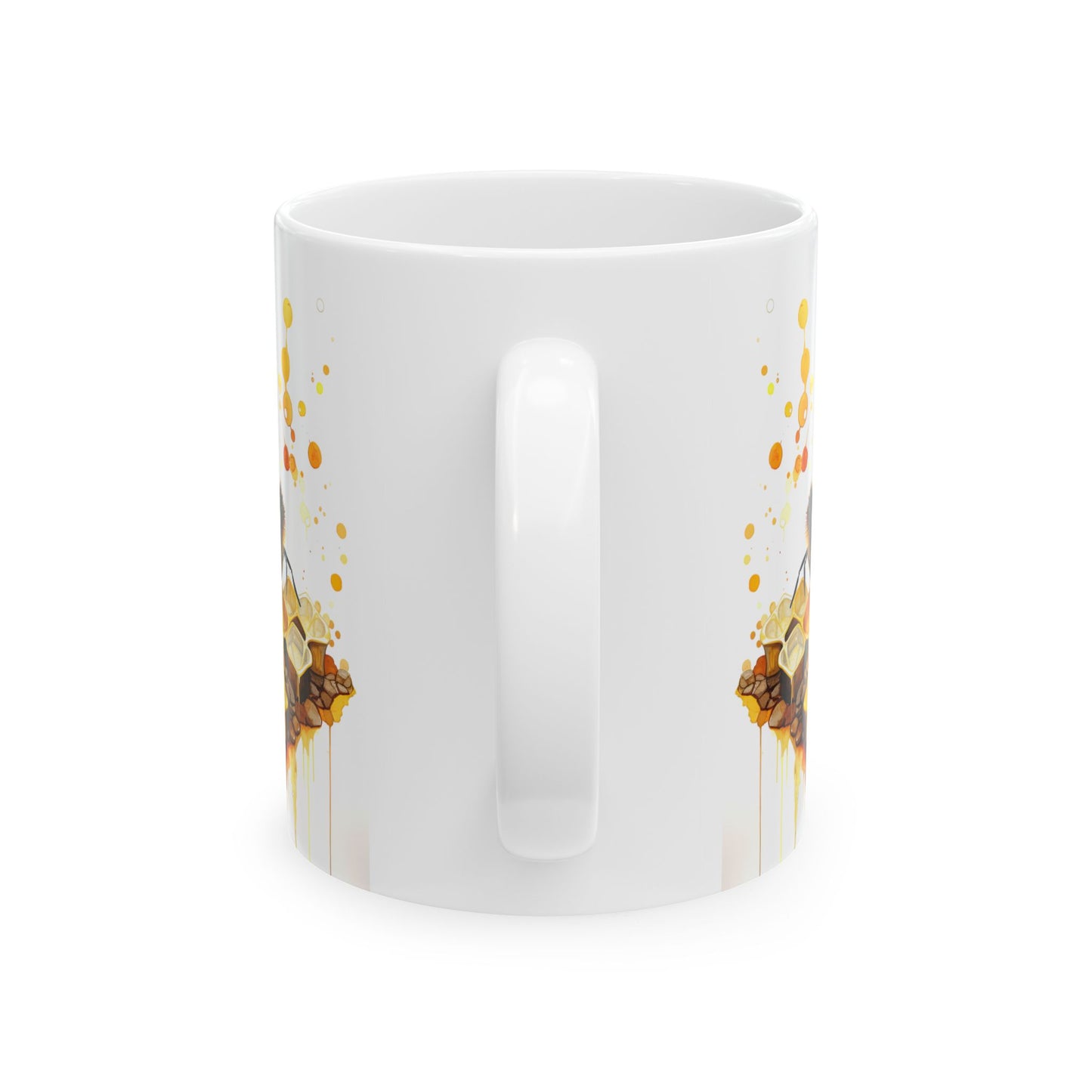 JAFFIRMATIONS, Custom ceramic11oz designer coffee and tea cups