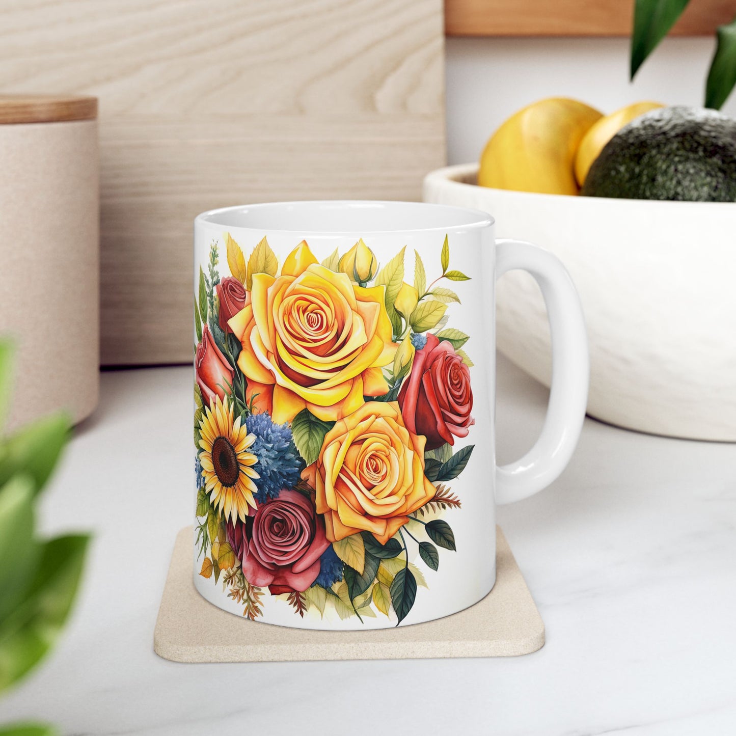 Ceramic Mug, (11oz, )