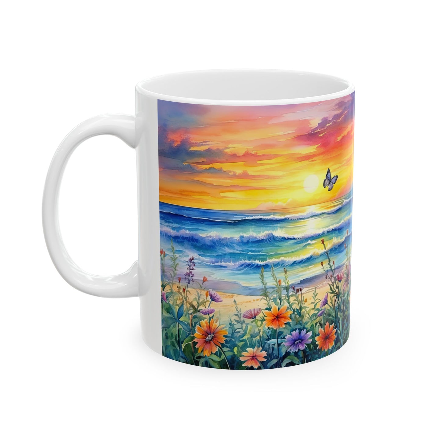 Ceramic Mug, (11oz,)